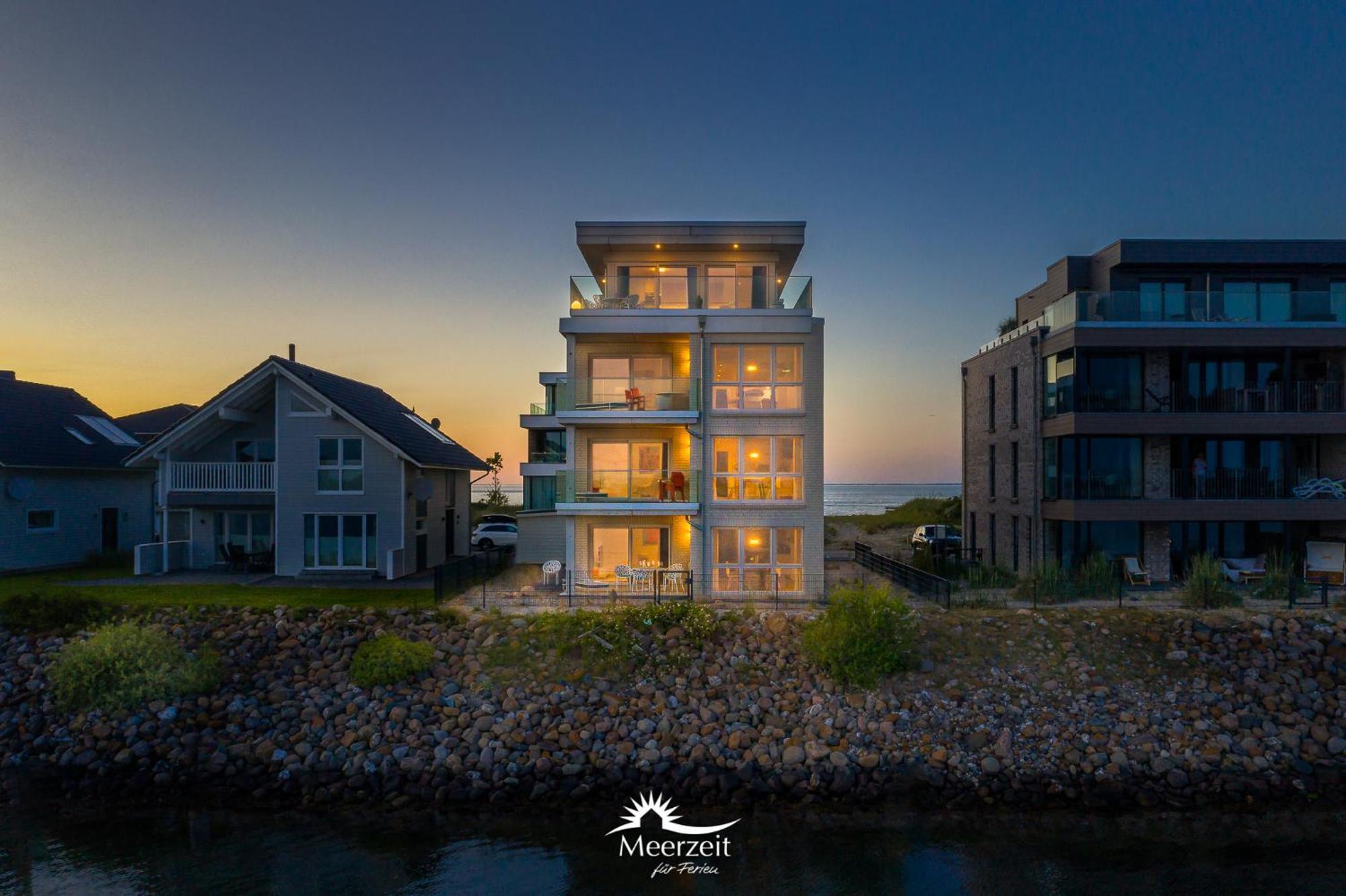 Brise- Direkt Am Wasser, Hafenblick, Fahrstuhl, Sauna, Ueberdachter Balkon Olpenitz Kültér fotó